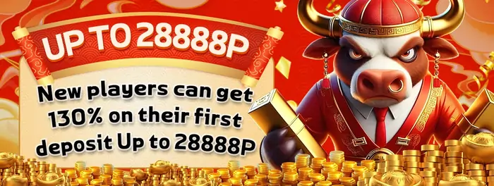 new player get 130% bonus up to P28,888!