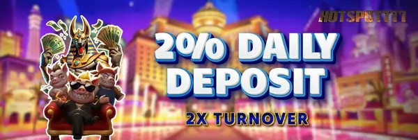 2% daily deposit
