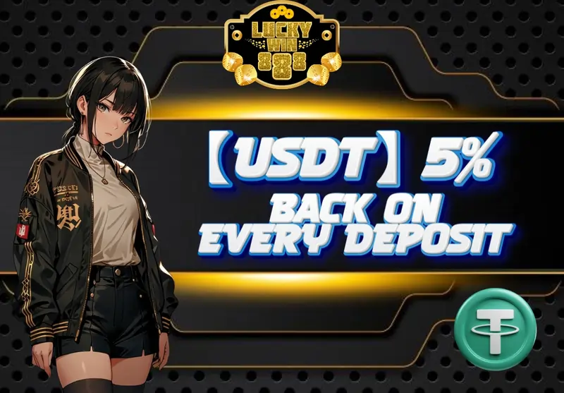 5% cashback on every deposit!