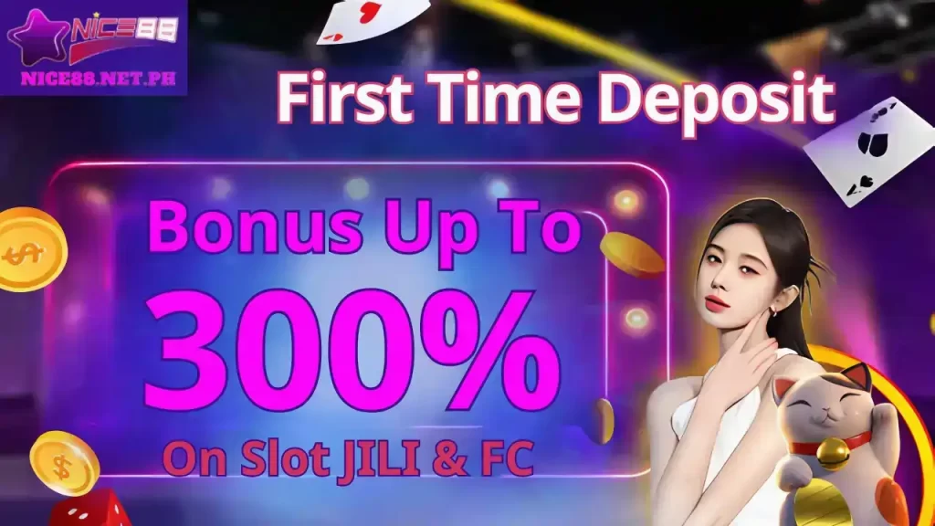 first time deposit up to 300% bonus