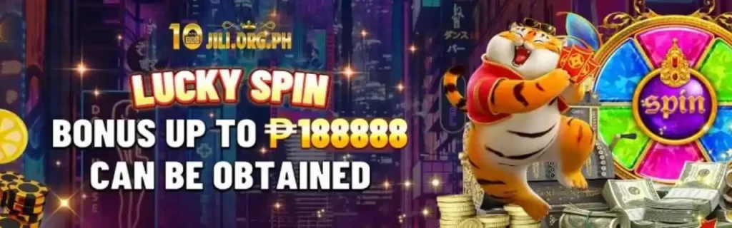 Lucky spin up to P18888 bonus