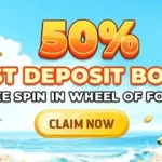 50% first deposit