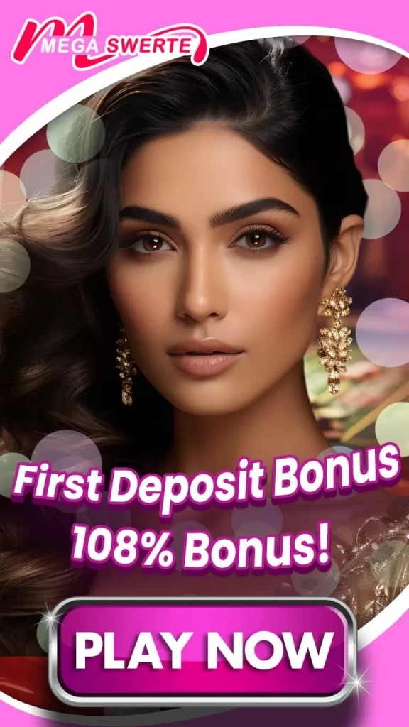 MEGASWERTEVIP link offering a legit 108% first deposit bonus